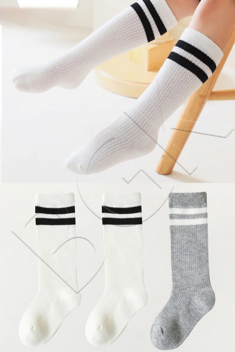 بي جي كي 3 Pairs Children's Knee-Length Colorful Socks