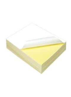Generic Self-adhesive White Sticker 50 Sheets Waterproof Printable For A4 Digital Laser Printers 