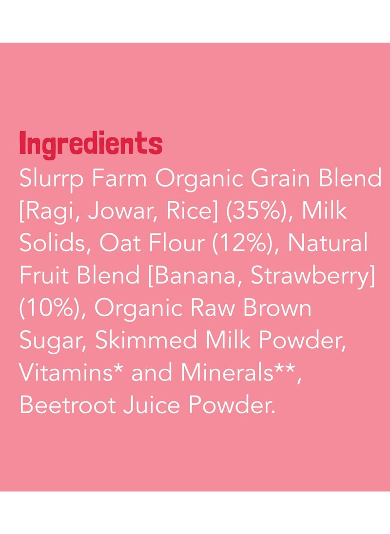 Slurrp Farm - Slurrp Farm Cereal with Strawberry, Ragi Rice & Milk 200 Grams - Image 1