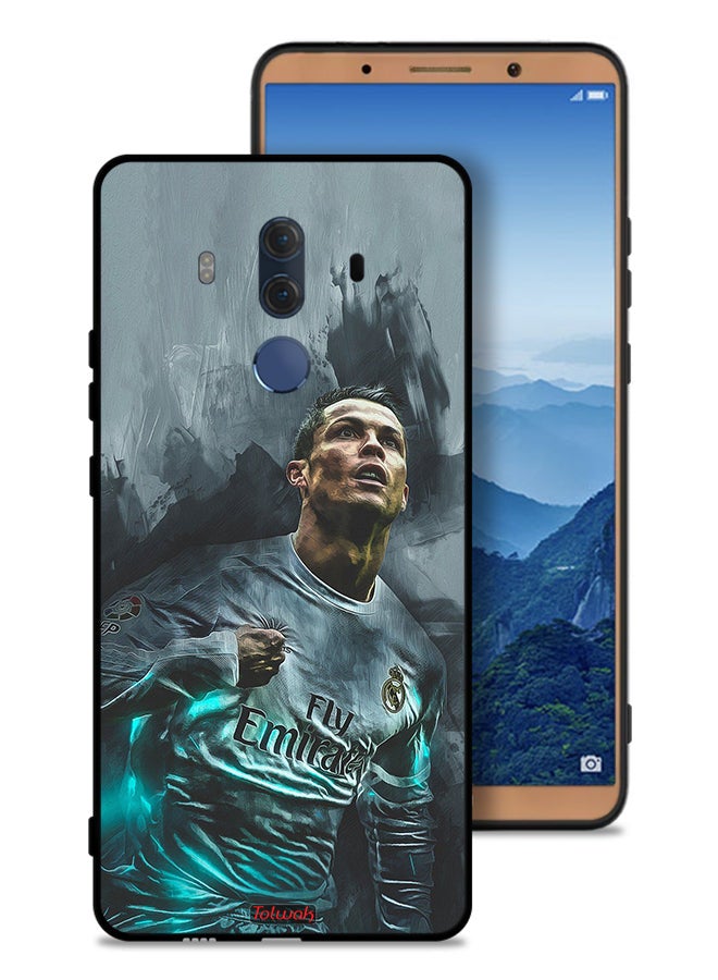 Tolwak Huawei Mate 10 Pro Protective Case Cover Cristiano Ronaldo Art - Image 1