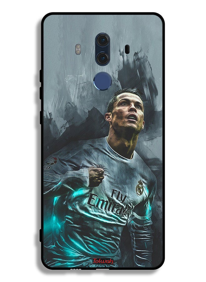 Tolwak Huawei Mate 10 Pro Protective Case Cover Cristiano Ronaldo Art - Image 2