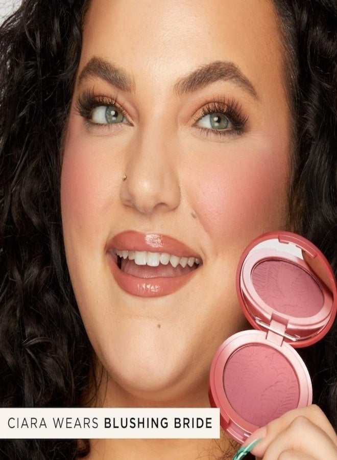 Tarte Cosmetics Tarte Amazonian Clay 12-Hour Powder Blush – Blushing Bride | Rose Shade, Long-Lasting Matte Finish, Buildable Natural Color, 3.6 g - Image 2