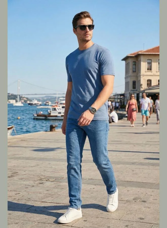 Buratti Slim Fit Low Waist Narrow Leg Jeans Men's DENIM PANTS 1115C69NAPOLI