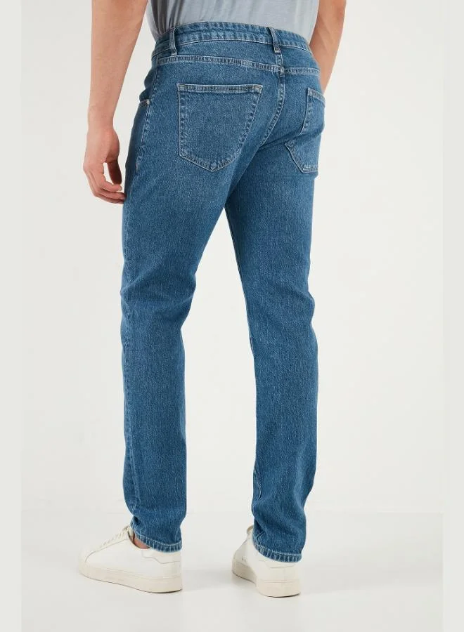 Buratti  Buratti Slim Fit Low Waist Narrow Leg Jeans Men's DENIM PANTS 1115C69NAPOLI for Men | Best Price UAE