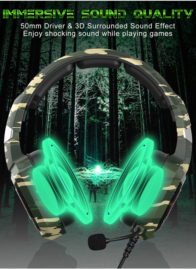 ELTRAZONE K8 Stereo Wired Over-Ear Gaming Headphones with Mic – Comfortable Noise-Cancelling Headset for PS4, PS5, Xbox One, Xbox Series X/S, Nintendo Switch, PC – High-Quality Sound, Clear Voice Communication, Adjustable Fit, Ideal for Gaming and Streaming  - Image 3