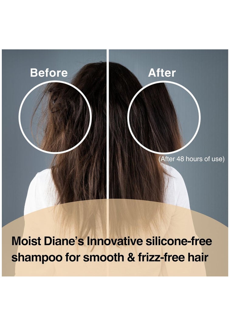 Moist Diane Moist Diane Natural Hydrating Hair Shampoo with Pump for Men & Women, Organic Keratin Japanese Moisturizing Shampoo for Dry Scalp, Silicone & Sulfate Free, Extra Volume & Scalp 15.2 fl oz/450 ml  - Image 4