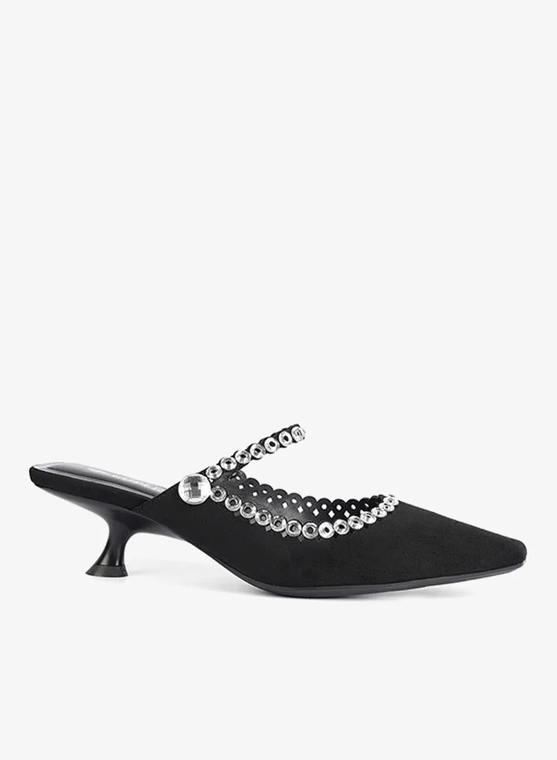 كابلي شباشب نسائية سهلة الارتداء مزينة