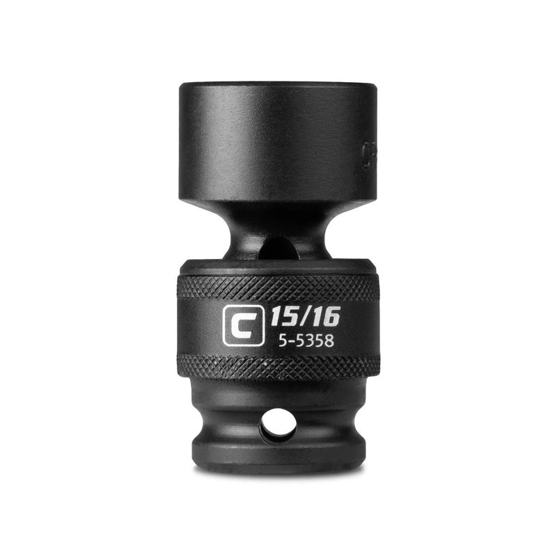 Capri Tools 15/16-Inch Universal Impact Socket, 1/2-Inch Drive, 6-Point, SAE