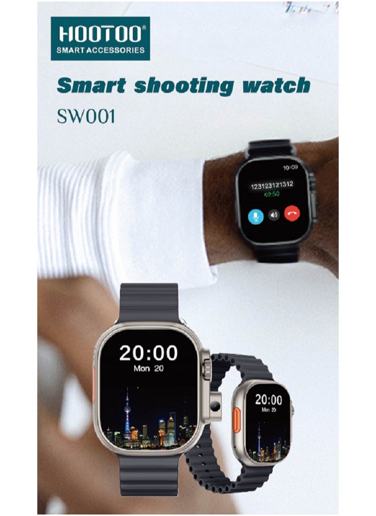 HooToo - Ultra HooToo Smartwatch with a 4G SIM card and camera and, receiving and answering calls, and Built In Wifi GPS Bluetooth Fitness Tracker - Image 1
