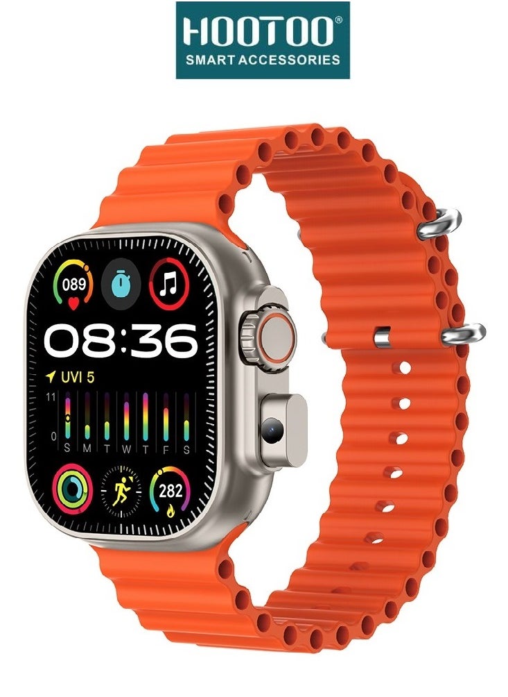 HooToo - Ultra HooToo Smartwatch with a 4G SIM card and camera and, receiving and answering calls, and Built In Wifi GPS Bluetooth Fitness Tracker - Image 1