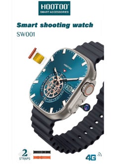 Ultra HooToo Smartwatch with a 4G SIM card and camera and, receiving and answering calls, and Built In Wifi GPS Bluetooth Fitness Tracker