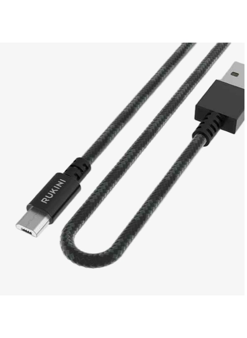 RUKINI Rokini Micro Type C fabric cable, anti-cut - size 2 metres  - Image 2