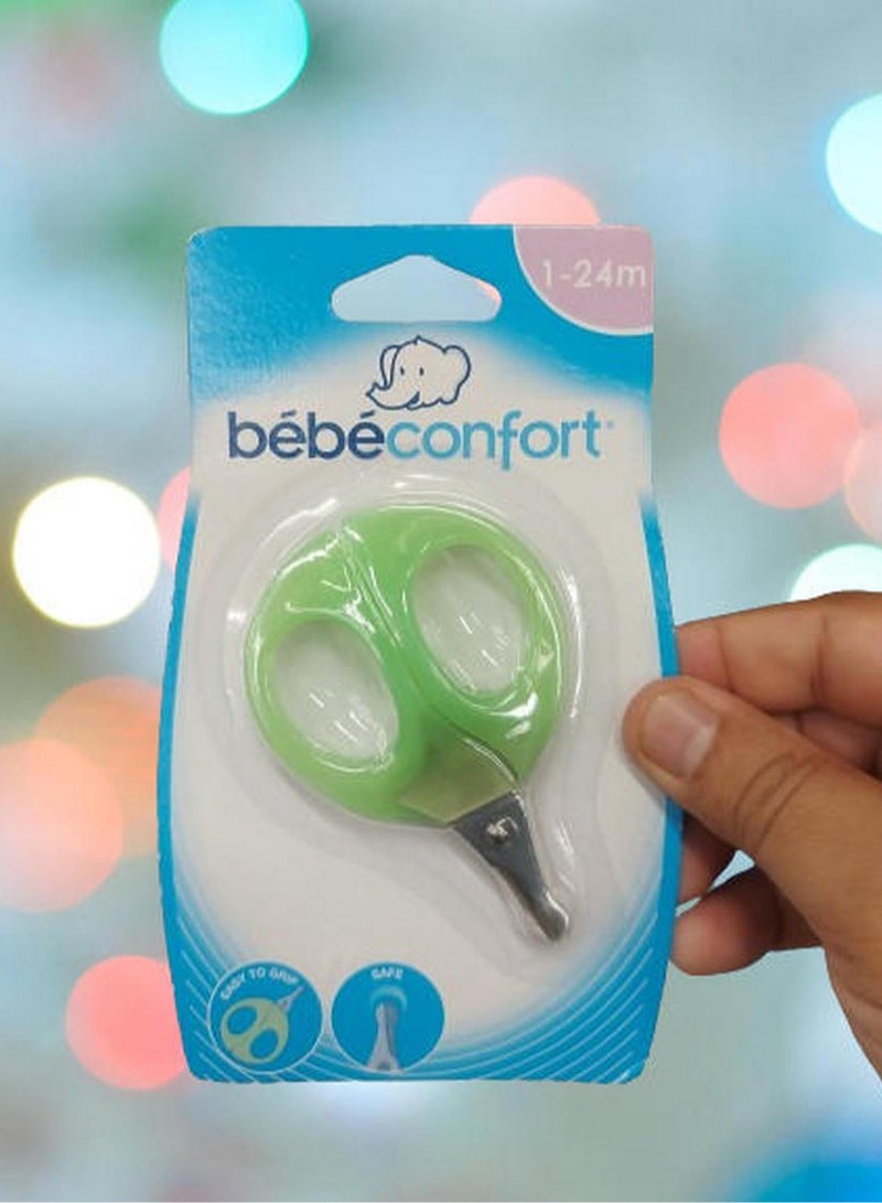 BEBE COMFORT Safety Scissors Short Blades Green  - Image 2
