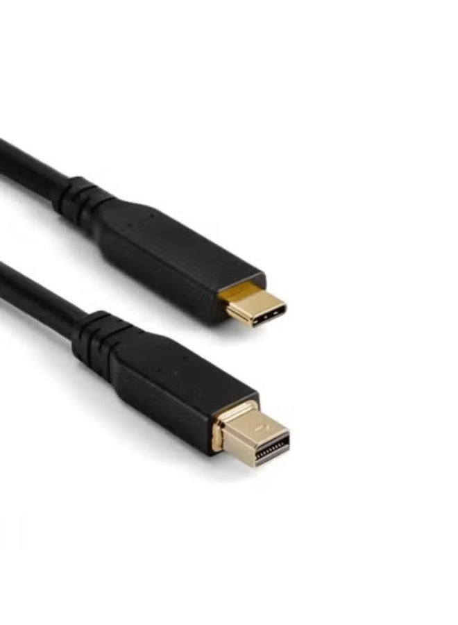 كيبل USB-C إلى منفذ عرض صغير 2.1 بطول 2 متر – ثنائي الاتجاه – معتمد من VESA DP40 – يدعم 8K عند 30Hz و4K عند 240Hz