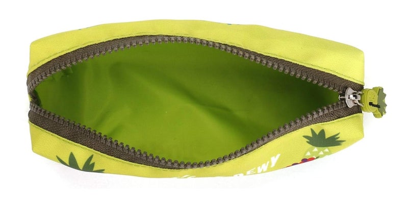 QIPS Rectangular Shaped Zip Closure Printed Pencil Bag (Beach Fruits) - Image 4