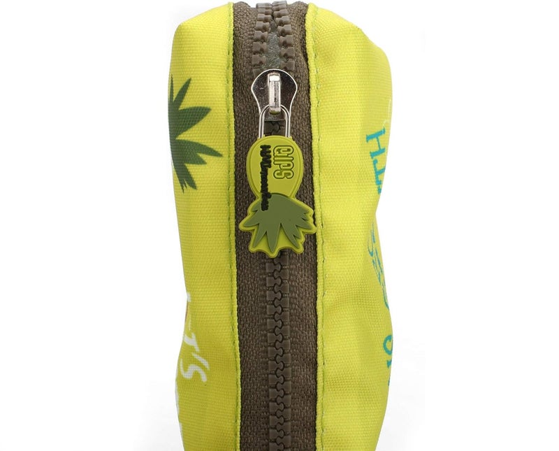 QIPS Rectangular Shaped Zip Closure Printed Pencil Bag (Beach Fruits) - Image 5