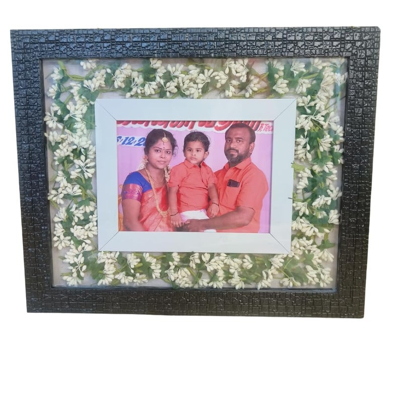 Customizable Shadow Box Photo Frame A4 A3 Wall Mount for Special Occasions for Weddings Birthdays and Anniversaries Black Black A4 - Image 1