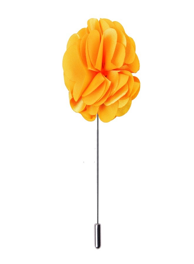 Peluche Ornamental Treat - Yellow Colored Brooch/Lapel Pin for Men - Image 1