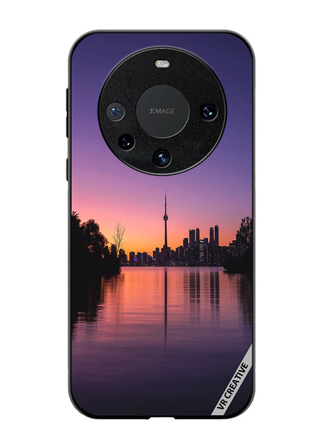 VR CREATIVE Protective Case Cover For Huawei Mate 60 Pro Plus City Sunrise Design Multicolour - Image 1
