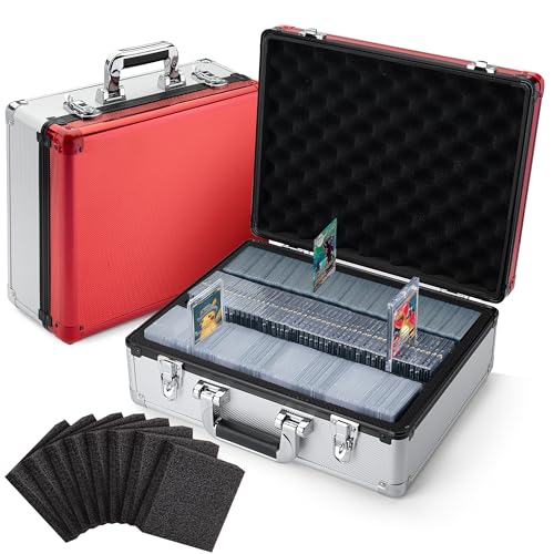 FunGuys Toploader Storage Box Sports Card Storage Case Top Loader Card Storage Top Loader Storage Boxes Trading Card Case Holds 600 Card One Touch Card Holder - Image 1