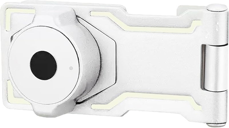 Lockable Hasp Zinc Alloy Cabinet Drawer Door Keyless Fingerprint Keyed Lock Color B - Image 4