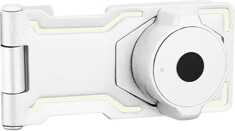 Lockable Hasp Zinc Alloy Cabinet Drawer Door Keyless Fingerprint Keyed Lock Color B - Image 2