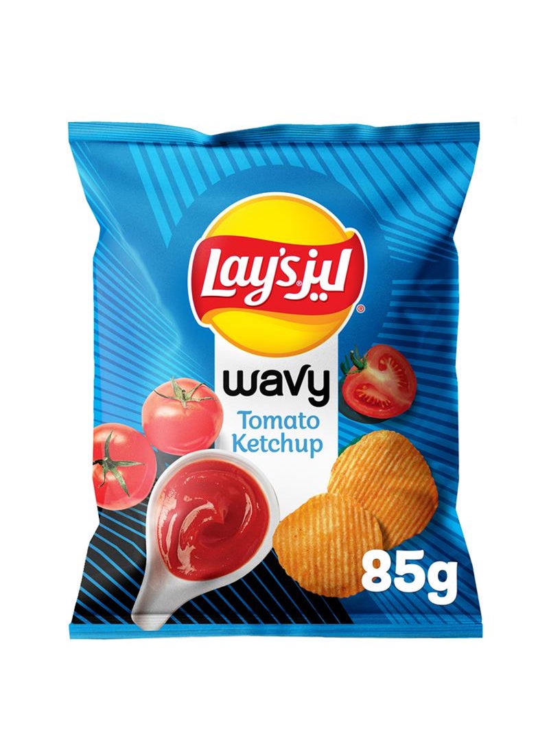 ليز رقائق البطاطس بنكهة كاتشب الطماطم المموجة - Image 2