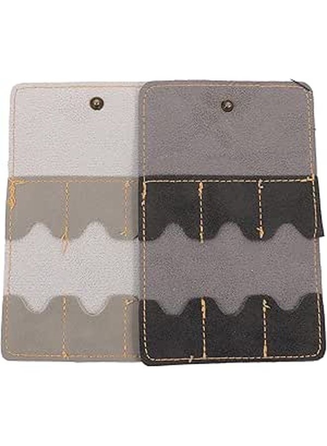 Memory Card Case Organizer Set of 2 Black Gray Multi Slot Protective Holder for Travel - Image 1