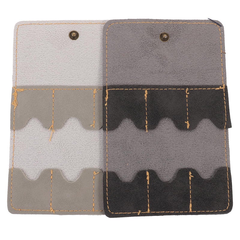 Memory Card Case Organizer Set of 2 Black Gray Multi Slot Protective Holder for Travel - Image 2