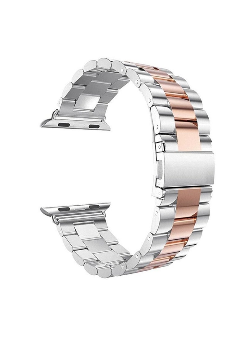 Metal Bands Compatible with Apple Watch Band 38mm 40mm 41mm, Stainless Steel Magnetic Absorption Strap, Wristband for iWatch Band for Apple Watch Series 7/6/5/4/3/2/1/SE, - Image 2