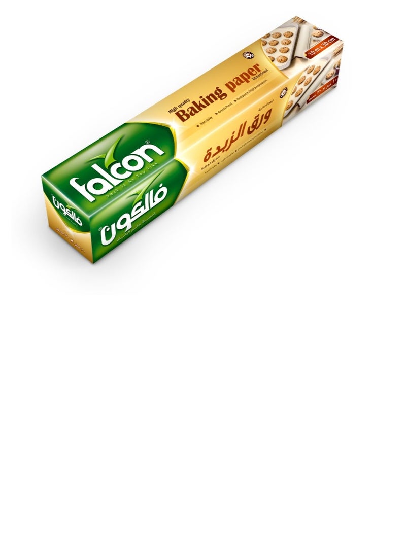 Falconpack - FALCON BAKING PAPER 10 M X 30 CM Pack of 2 - Image 1