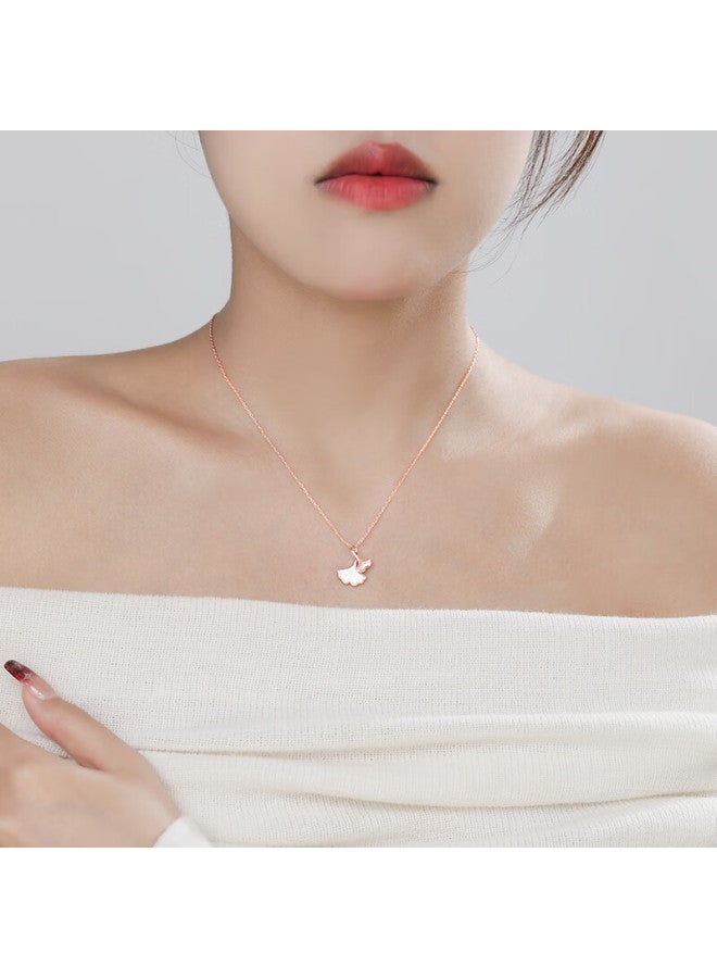 Manhe S999 Sterling Silver Three Lives With Apricot Pendant Necklace For Women, New Style Pendant, Birthday Gift For Wife Or Girlfriend - Image 5