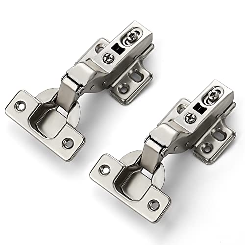 Ravinte 50 Pack 25 Pairs European Kitchen Cabinet Hinges Soft Close Insert Cabinet Door Hinges Heavy-Duty Frameless Adjustable Concealed Cabinet Cup Hinge - Image 1