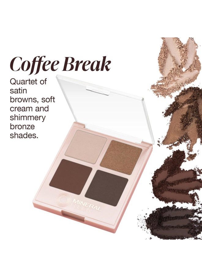 Mineral Fusion , Eyeshadow Palette Coffee Break, 0.25 Ounce  - Image 3