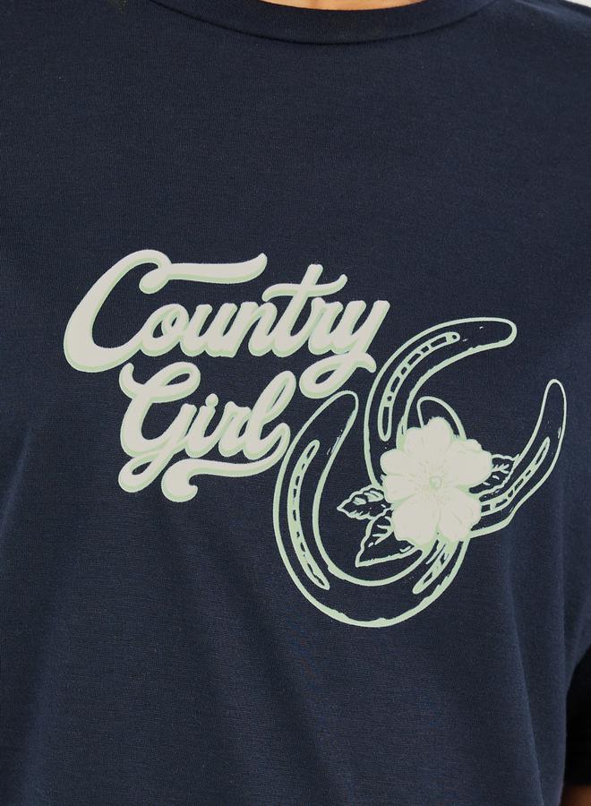Styli Country Girl Graphic Print T-Shirt and Pyjama Set  - Image 3