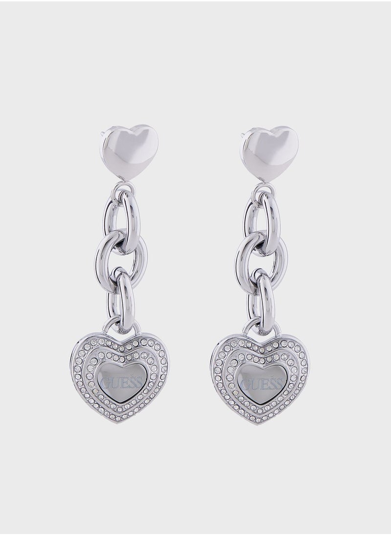 GUESS - Metal Drop Earring Set - Image 1