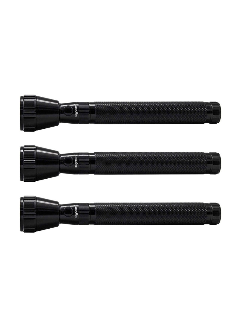 Brighton 3-in-1 Rechargeable LED Flashlight, Austria C1 LED, 5000M Beam, Aircraft Aluminum Body, Water Repellent, 2500mAh Battery, Adapter Included, 2-Year Warranty  - Image 1