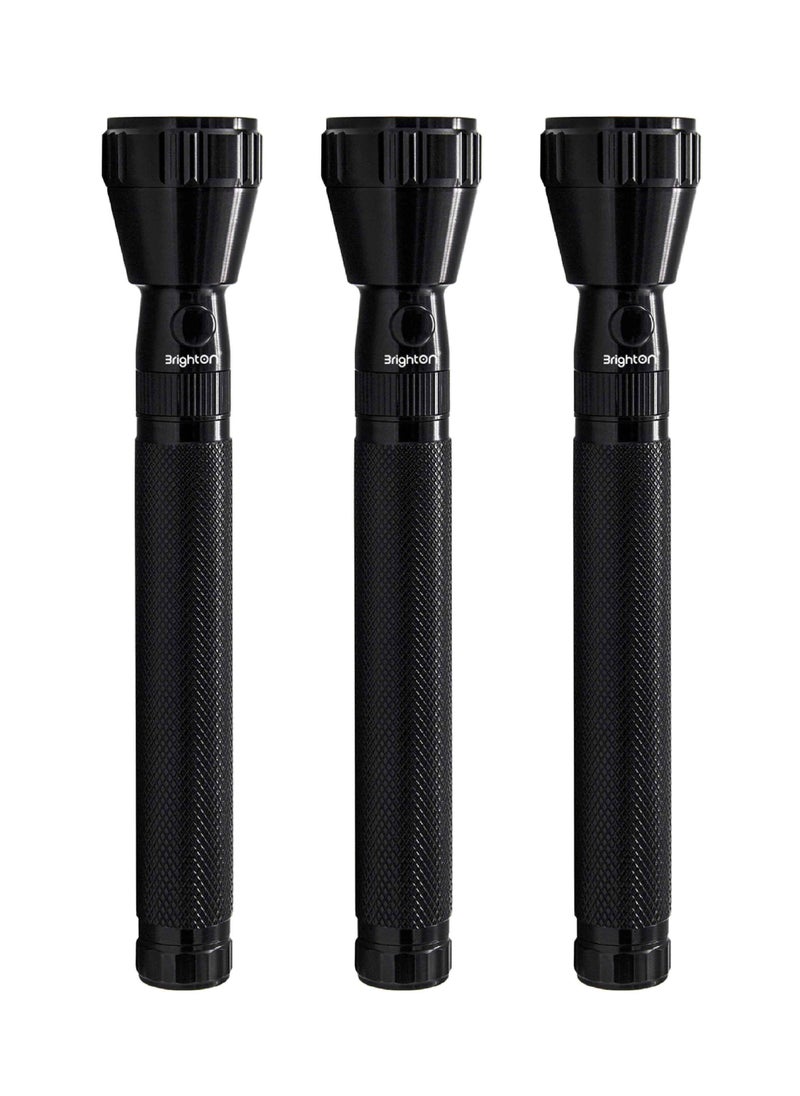 Brighton 3-in-1 Rechargeable LED Flashlight, Austria C1 LED, 5000M Beam, Aircraft Aluminum Body, Water Repellent, 2500mAh Battery, Adapter Included, 2-Year Warranty  - Image 2