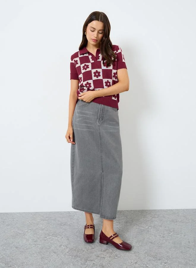 ستايلي تيشيرت بياقة بولو وقصة مريحة