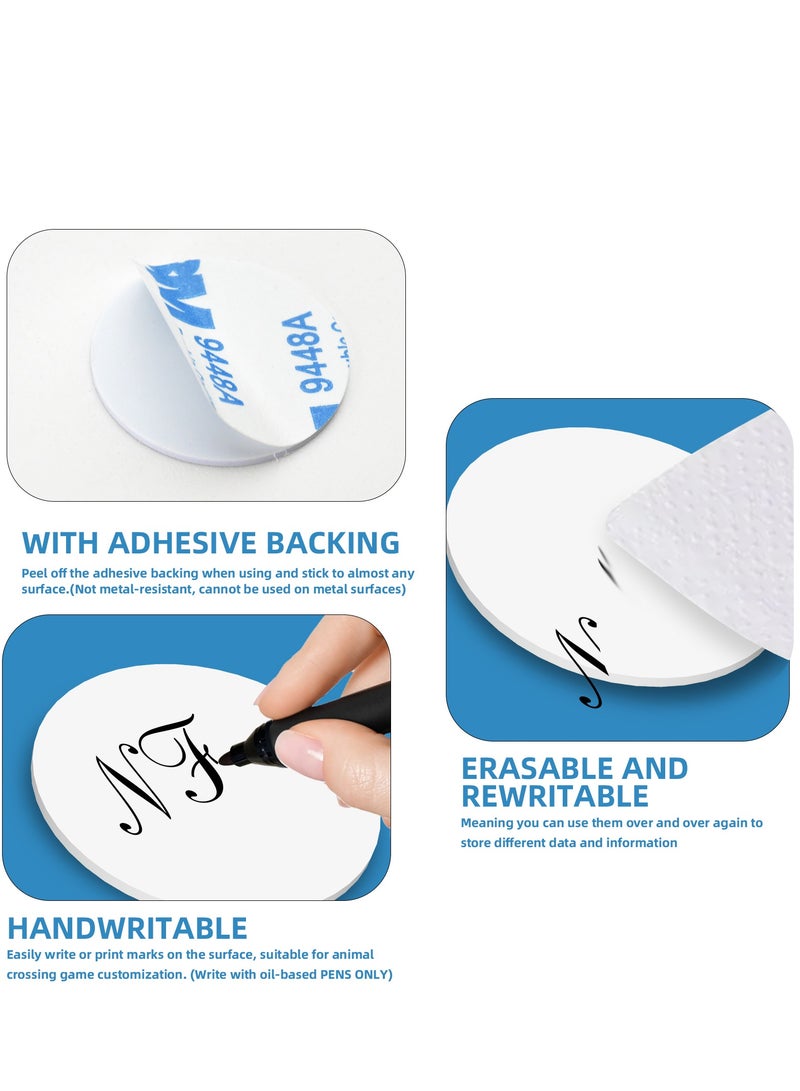 50 Pieces 215 NFC Card Tag Blank White PVC Card NFC Coin Cards Compatible with Tagmo and NFC Enabled Mobile Phones and Devices Round 25 mm 1 Inch - Image 3