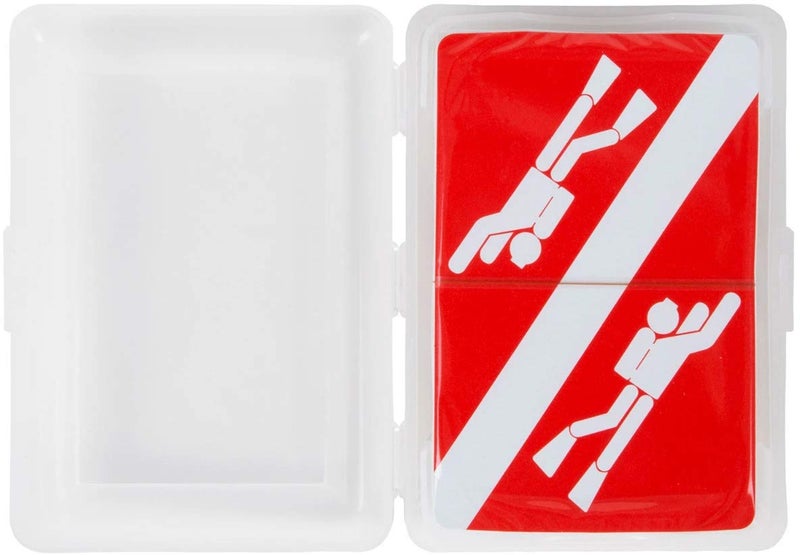 Trident Plastic, Waterproof Scuba Diver Design Playing Cards, Standard Deck - Image 1