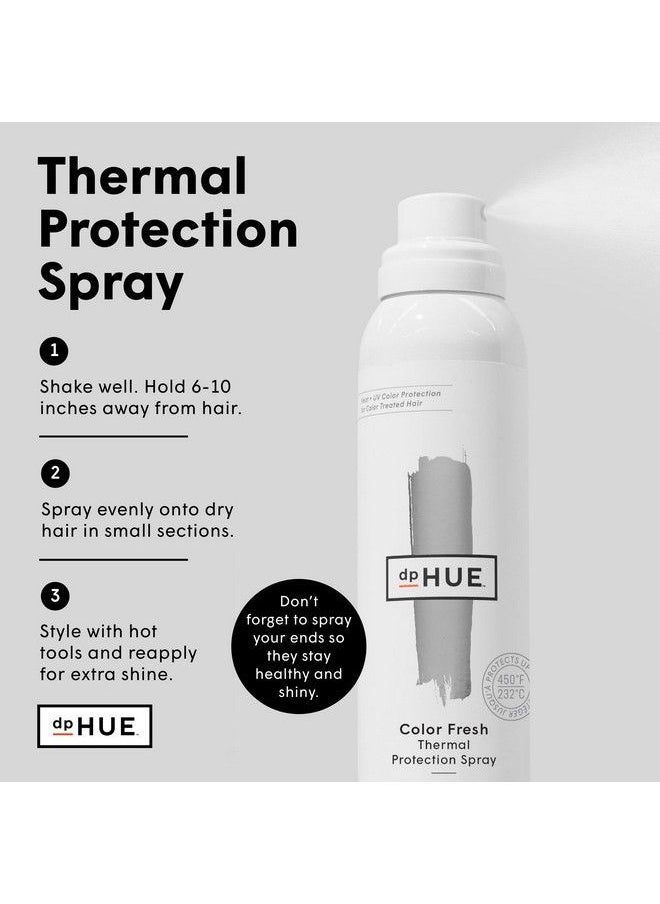 dpHUE Color Fresh Thermal Protection Spray 5 Oz Protects Hair From High Heat Fights Frizz & Adds Shine For All Hair Types Color Safe  - Image 4
