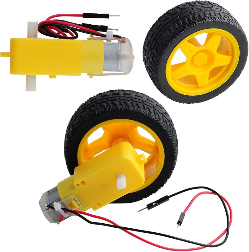 Dc geared motor with wheel - Image 1
