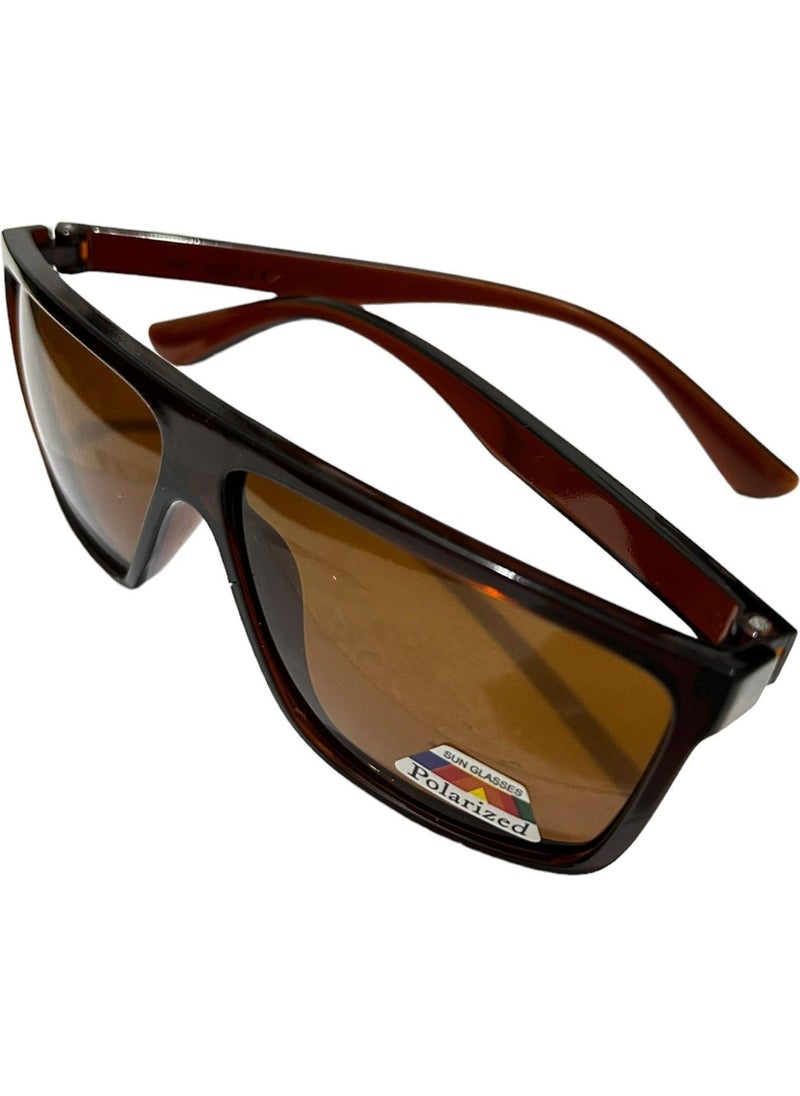 Silvio Monetti Brown Matte UV400 Men's Sunglasses 615310  - Image 3