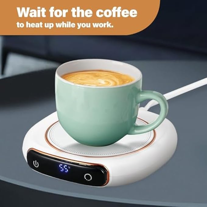 Masroo Coffee Mug Warmer Cup Warmer For Desk With Auto Shut Off 3 Temp Settings Mug Warmer For Coffee Beverage Milk Tea Coffee Warmer Plate In Your Home  Office - Image 5