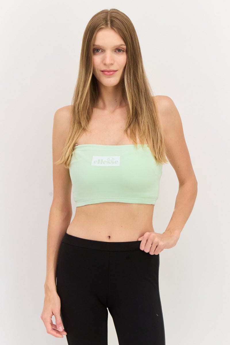Ellesse Women Sportswear Fit Strapless Outdoor Top, Light Green - Image 1