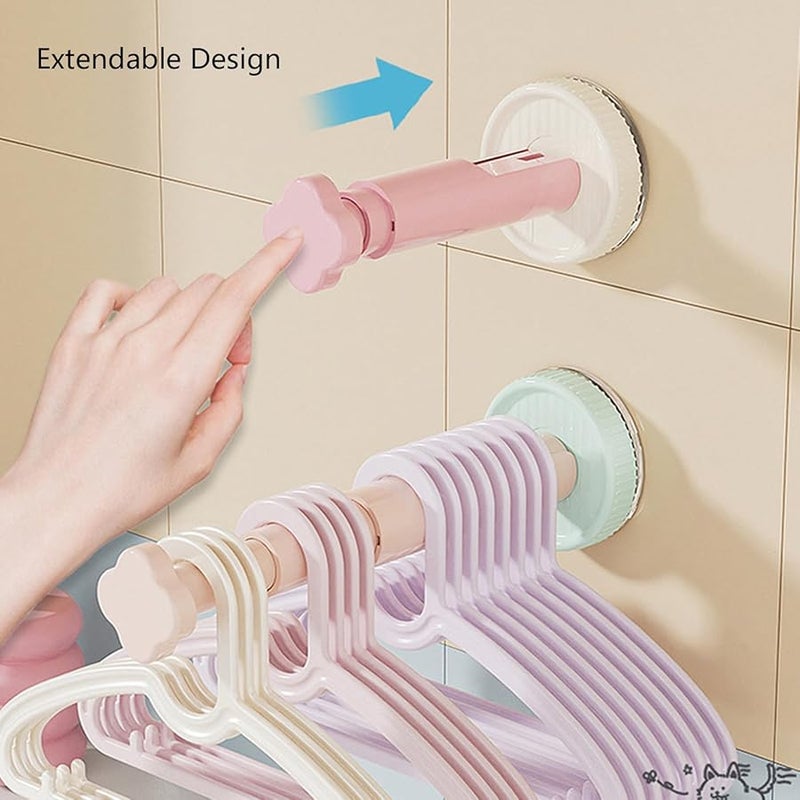 خطافات شفاطة بالبودرة الصفراء قوية اللصق مثبتة على الحائط للتخزين في الحمام والمطبخ - Image 4