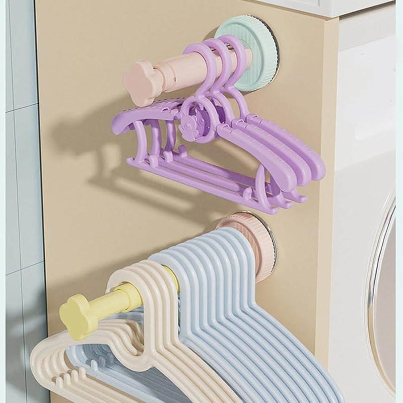 خطافات شفاطة بالبودرة الصفراء قوية اللصق مثبتة على الحائط للتخزين في الحمام والمطبخ - Image 3