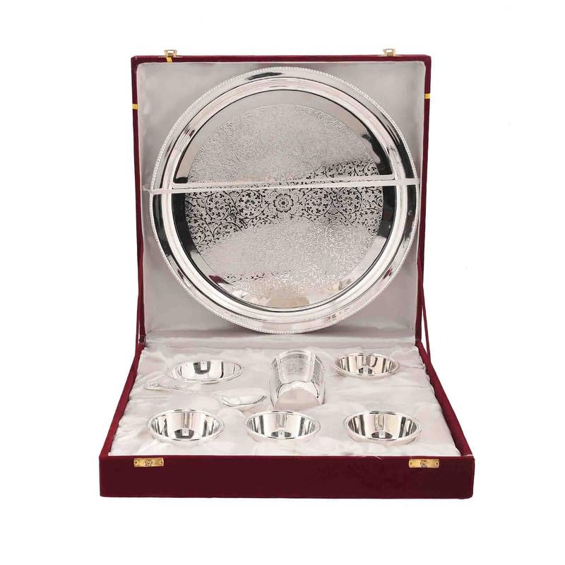 PIEPOT طقم عشاء من 9 قطع من النحاس المطلي بالفضة - Image 1