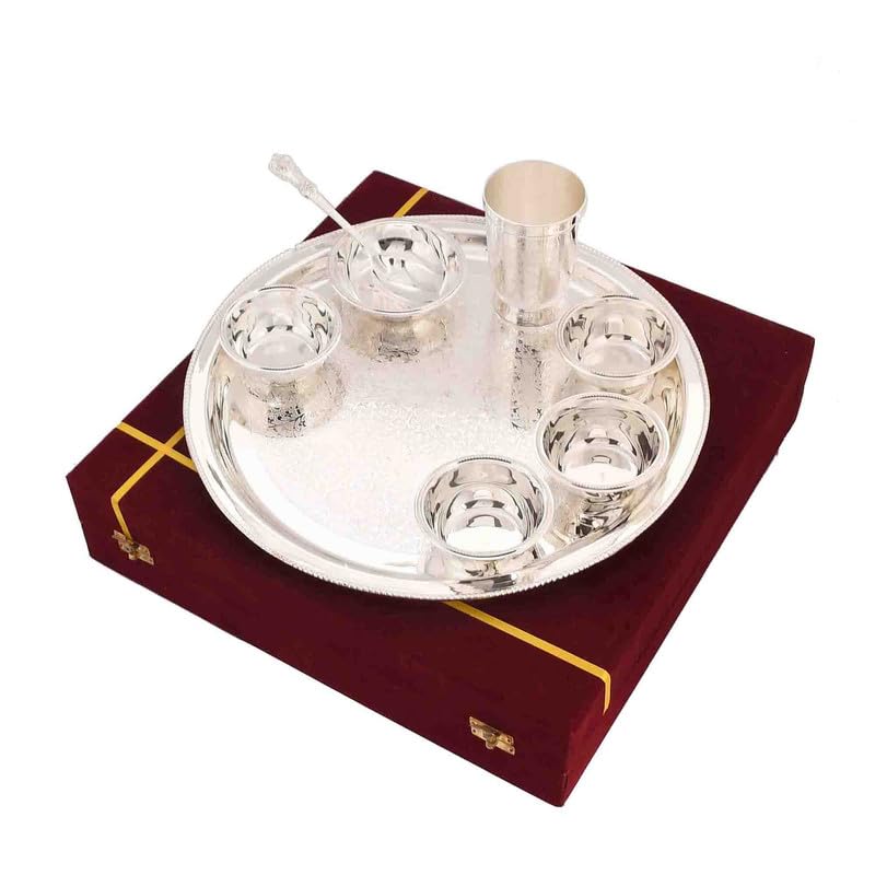 PIEPOT طقم عشاء من 9 قطع من النحاس المطلي بالفضة - Image 3